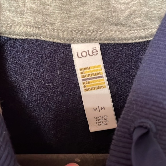lole  navy sweater - Picture 2 of 3